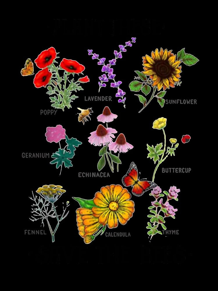 Plant These Save The Bees nature lover gift gardener gardening lover beekeeper by Roxan58