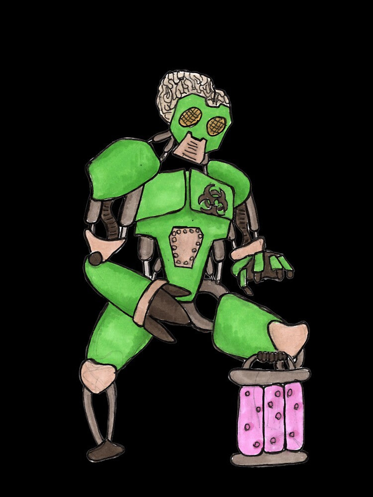 Toxic Core – Biohazard Robot by McKee Designs