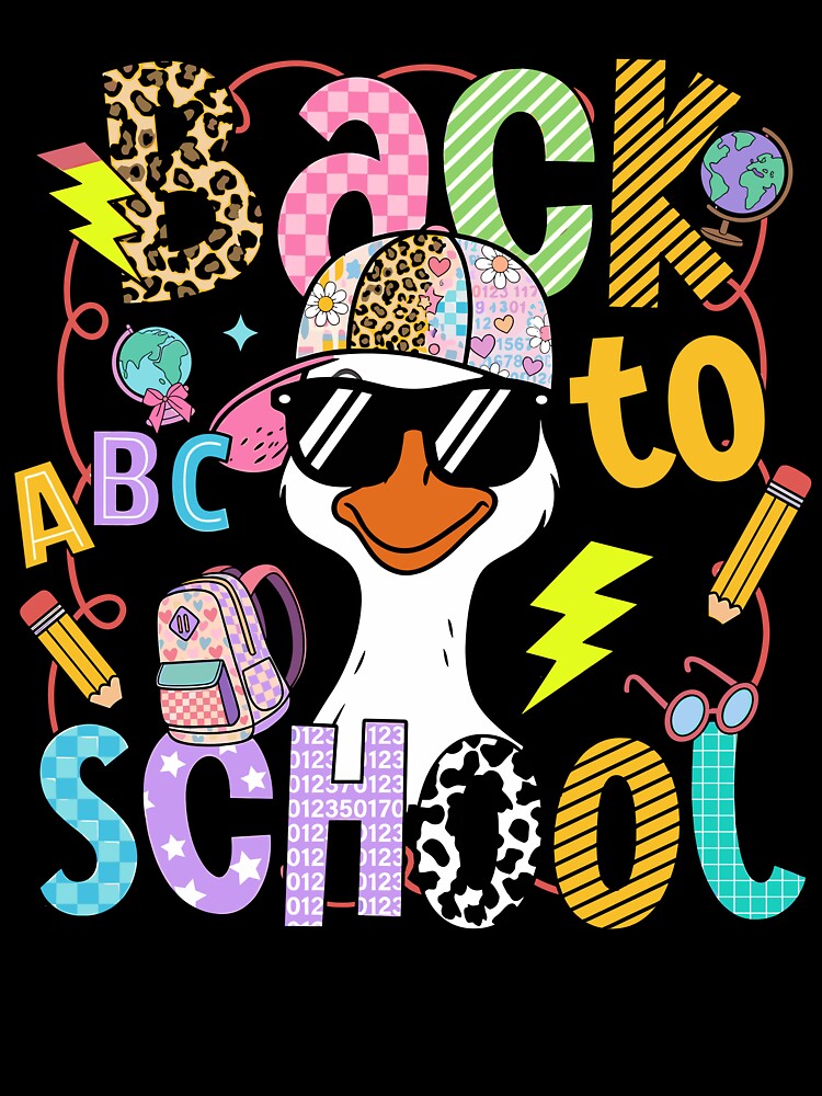 Silly Teacher Goose Cute Back to School by KroghDs