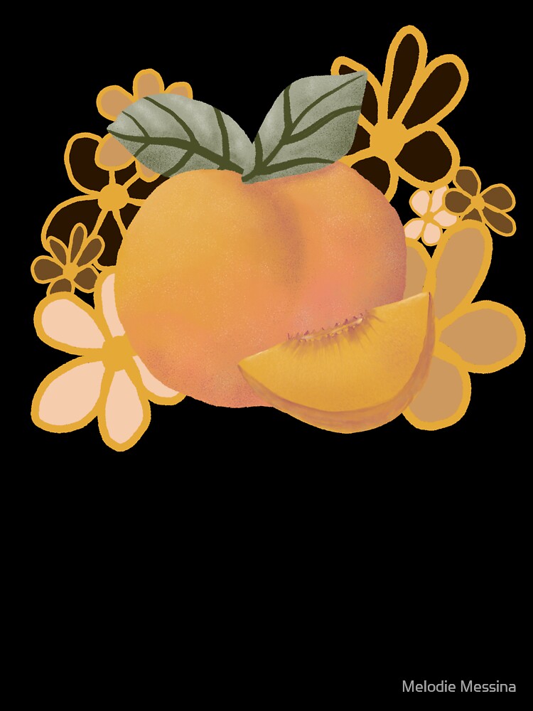 Peach Pattern – Fuzzy Evening – Orchard Evenings by Melodie Messina
