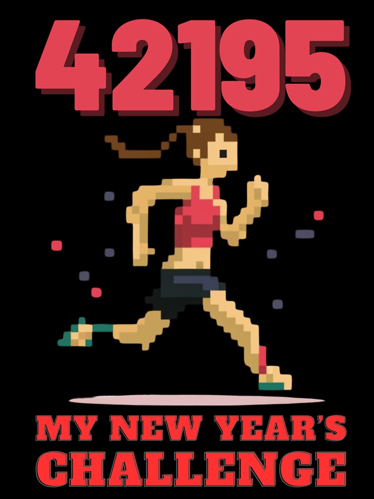Runnig Girl 2024 New Year's Marathon Challenge by MarsLights