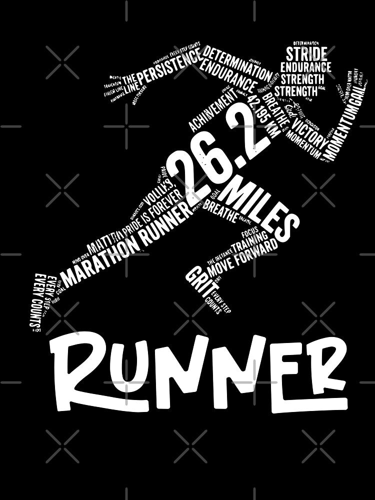 26.2 miles Marathon Runner by Colorfulman