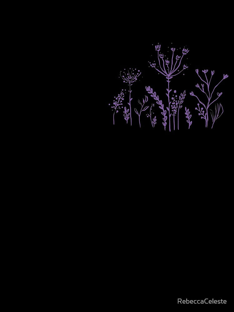 Fragile purple wildflowers by RebeccaCeleste