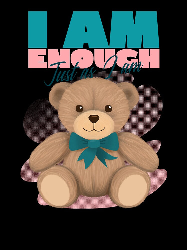 I am enough just as I am positive vibes affirmation manifestation mental health by SoulfulT