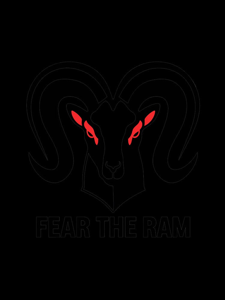 Fierce Ram Graphic T-Shirt, Fear The Ram Design, Bold Animal Illustration Tee, Unique Statement Shirt, Artistic Graphic Tee, Casual Wear by liberarthq