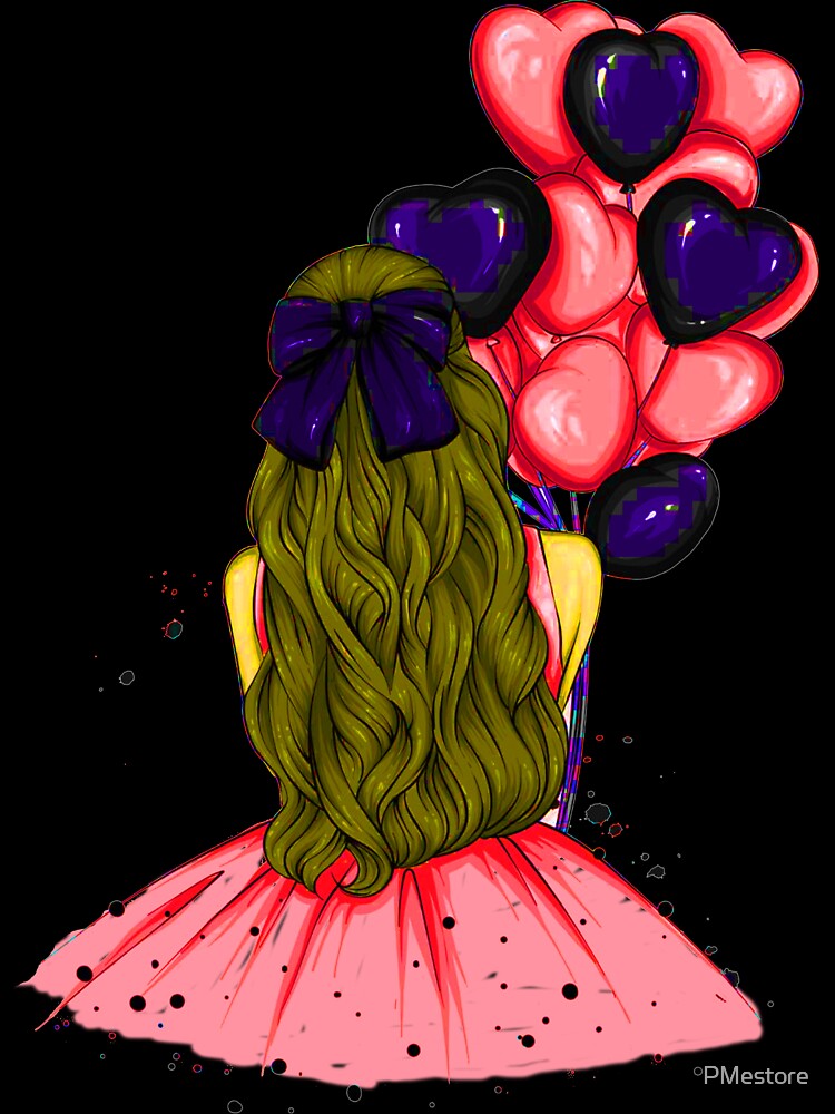 back side pose balloons by PMestore