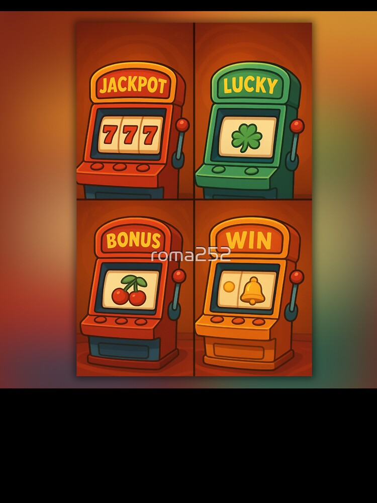 ? Casino Jackpot Lucky Slot Machine | Retro Fruit Slot Pattern ? by roma252