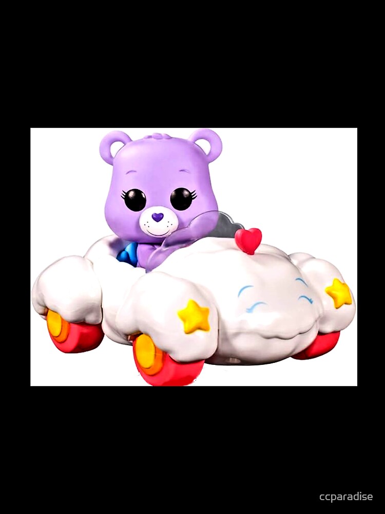 Carebear Share Bear in the Cloud Car – Retro Art Print by Earth Nature Creations