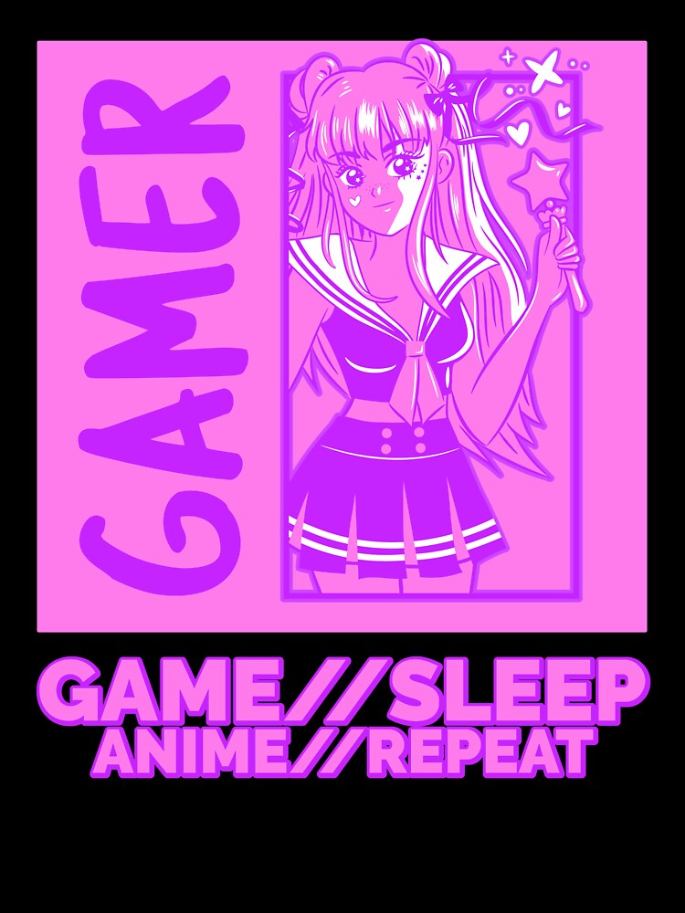 Game/Sleep/Anime/Repeat by SuperstyleTees
