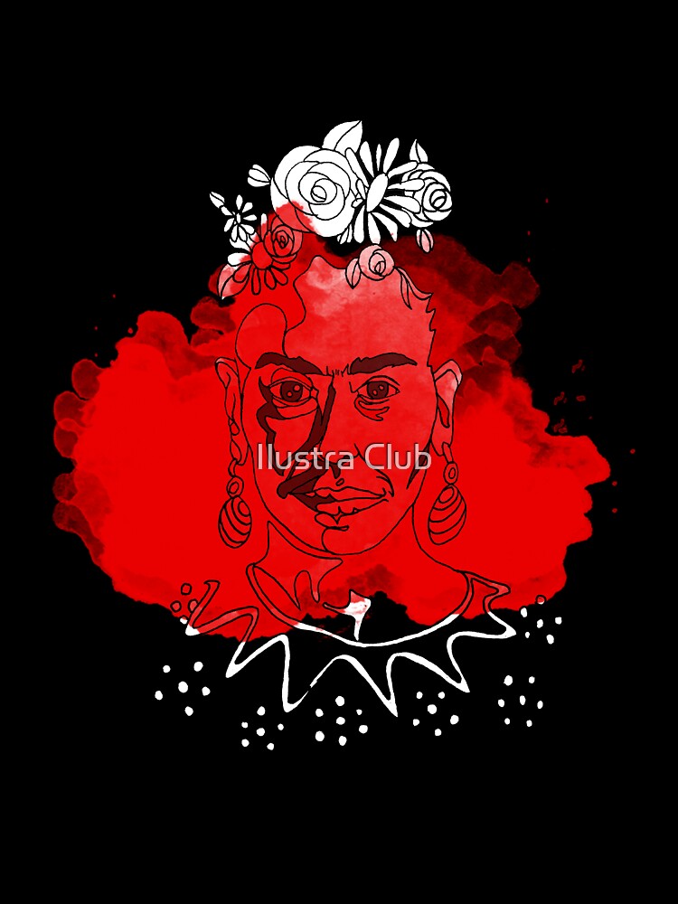 frida line art by Ilustra Club