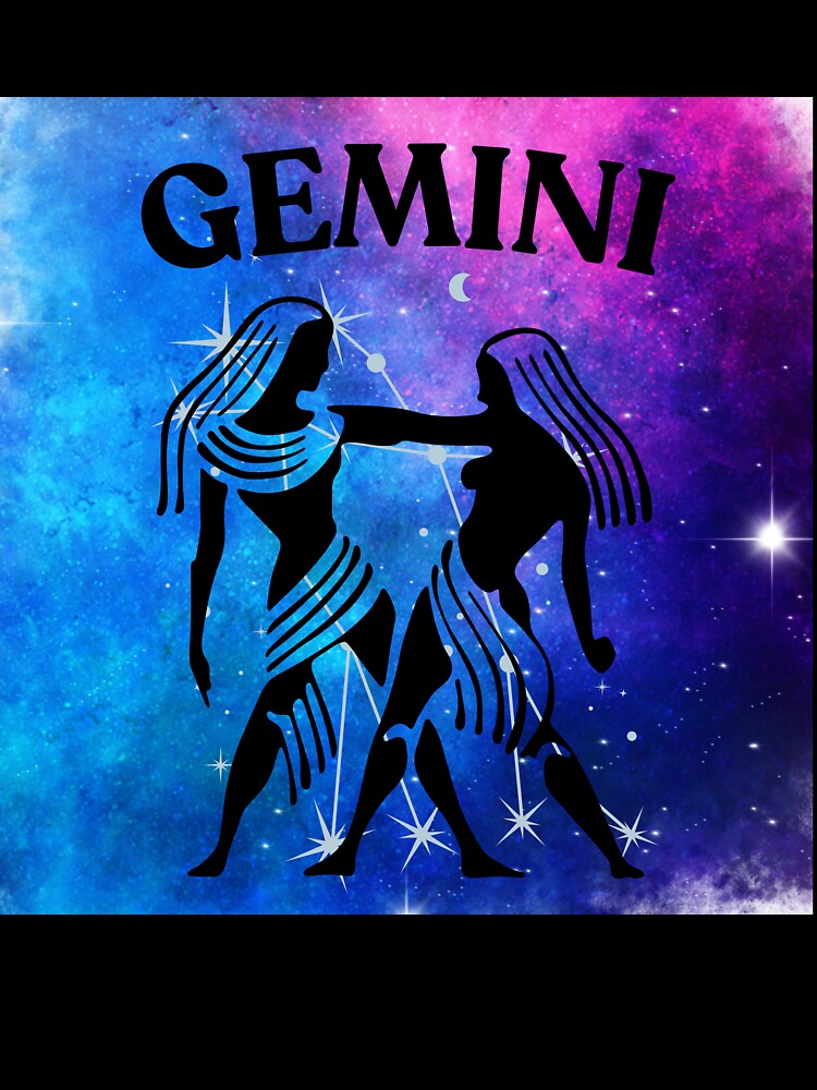 Zodiac Sign - Gemini Line Art Illustration by Dragon-Act-Art