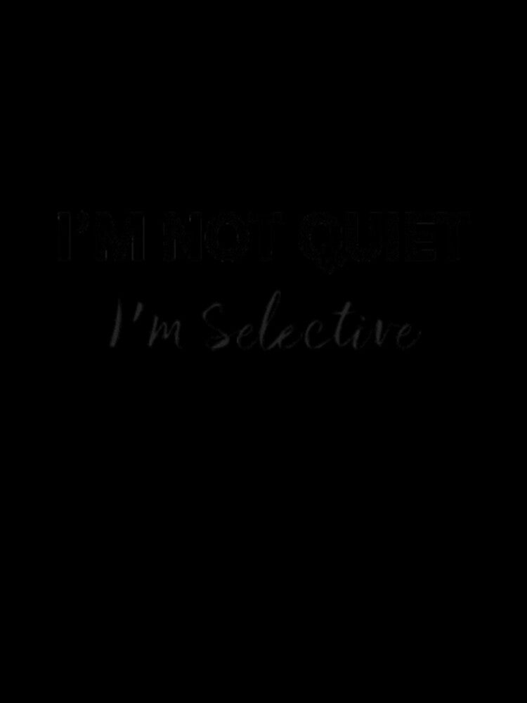 Modern Minimalist Introvert Quote by CleanInkStudio