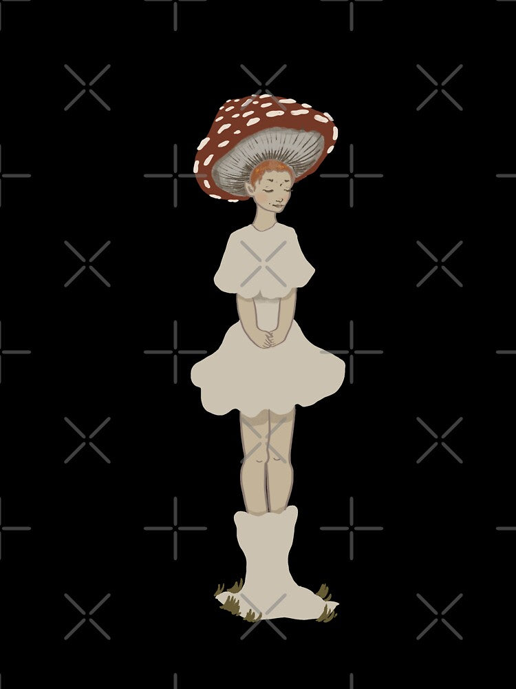 Mushroom person by moonbearvisions