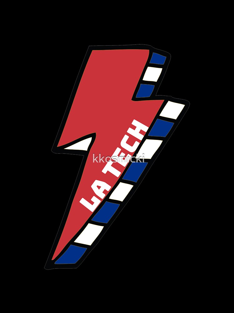 Louisiana Tech University Lightning Bolt by kkosmicki