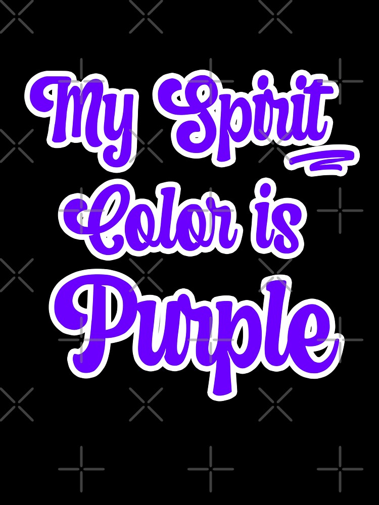 My Spirit Color is Purple - Cool plain color spirit colours designed by ozcushions by ozcushions
