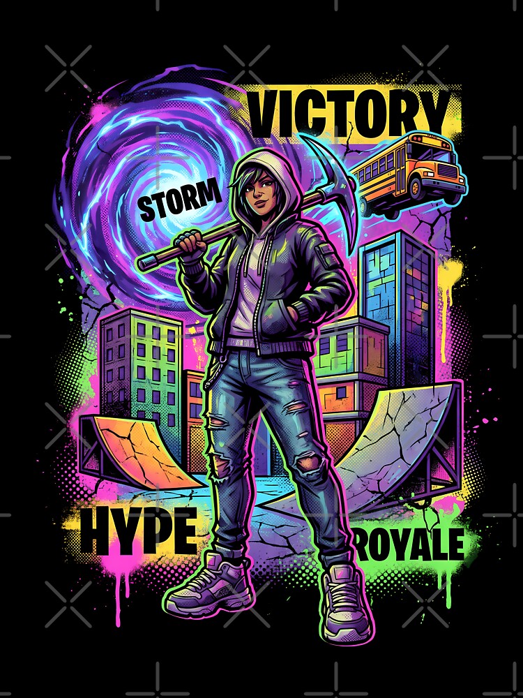 Victory Royale Battle Royale Gaming Tee by Senpaiwaves