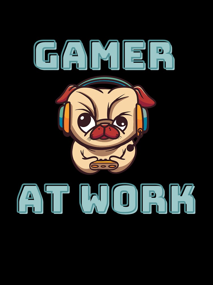 Gamer at work by Cattigal