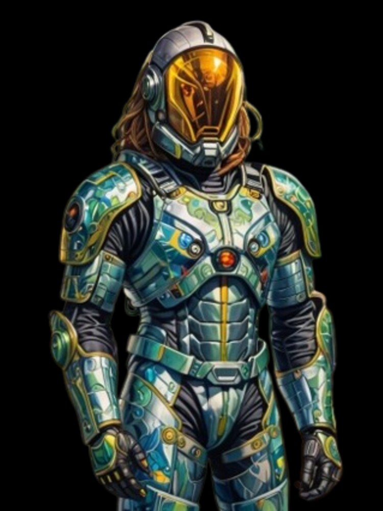 Cyberpunk Astronaut – Built to Remember by Yelter
