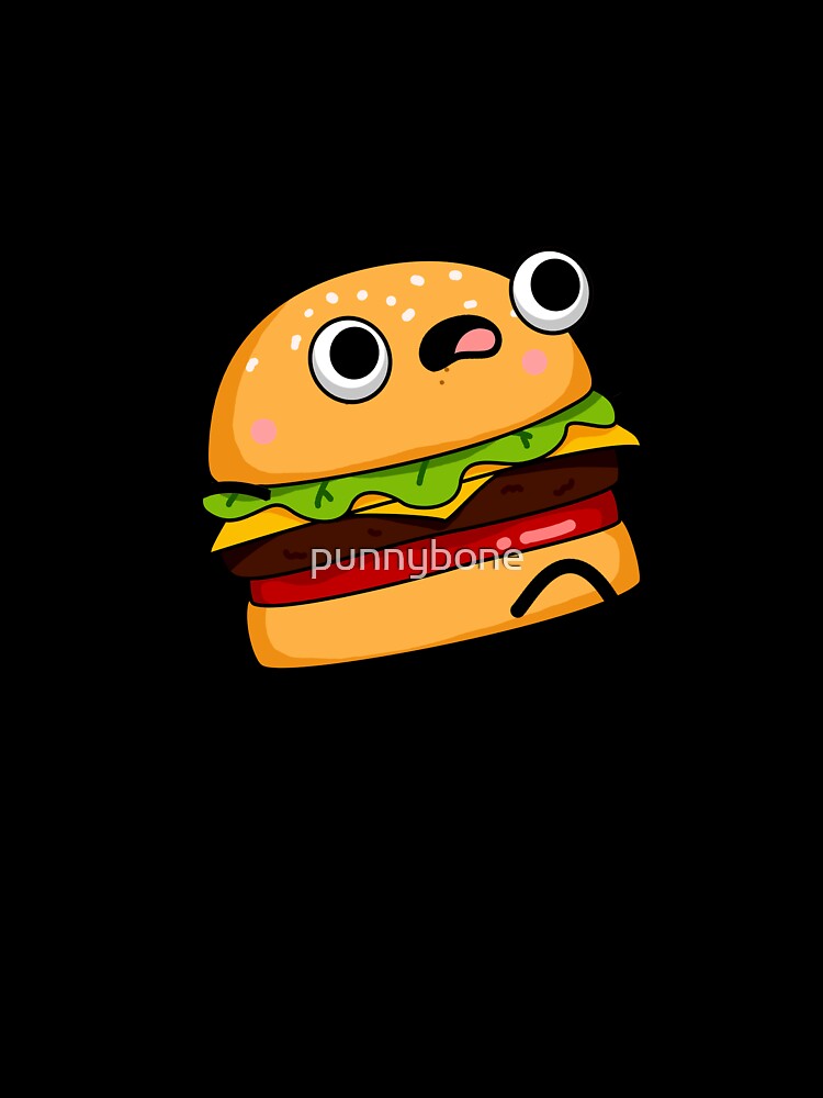 Bun On The Run Funny Burger Puns by punnybone