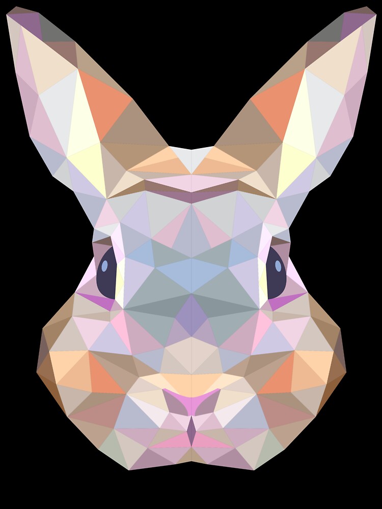 Rabbit Head Triangle by Fairyjam