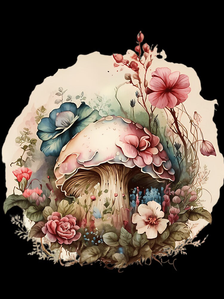 Floral Mushroom Bouquet by kijaywensela