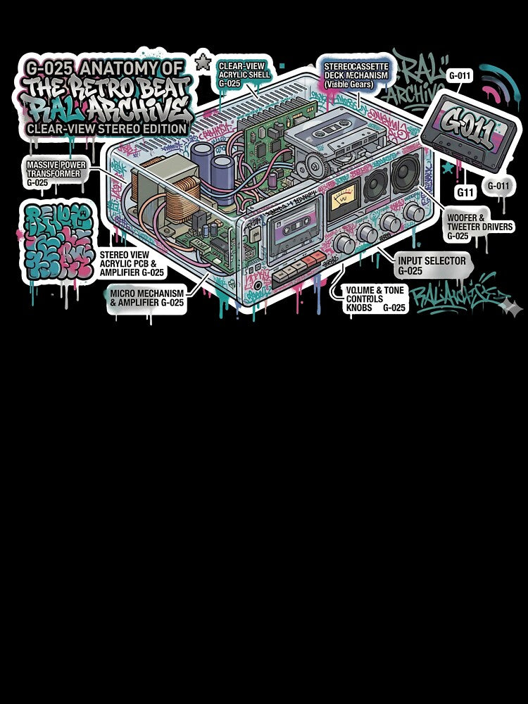 RAL Archive G-025: Anatomy of the Retro Beat Hi-Fi Stereo System by RewindArtLab