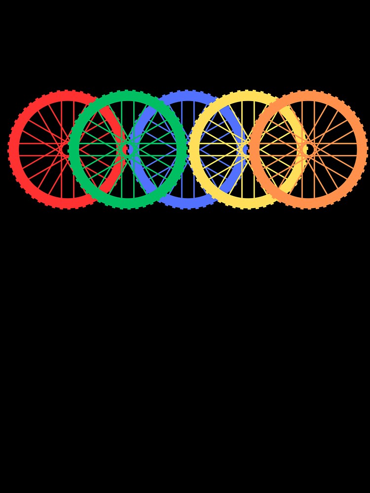 Colourful bike wheels by Rocklights
