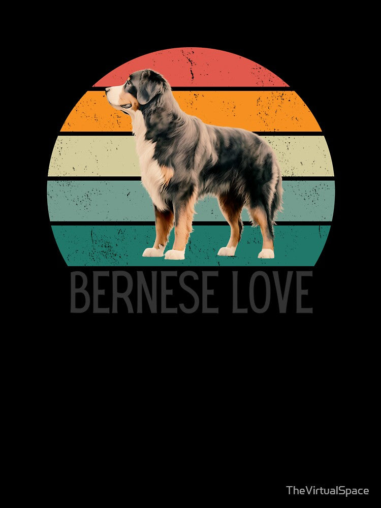 Bernese Mountain Dog - Forever Love design for bernedoodle and pet lovers by TheVirtualSpace