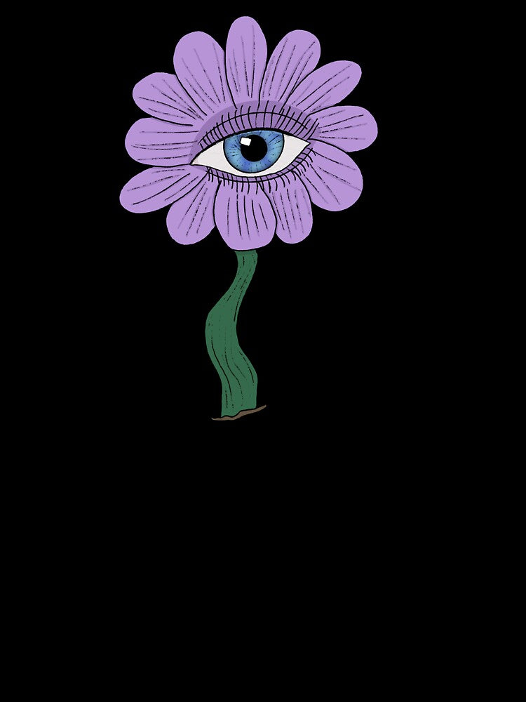 Psychedelic flower eye by Jennifer-draws