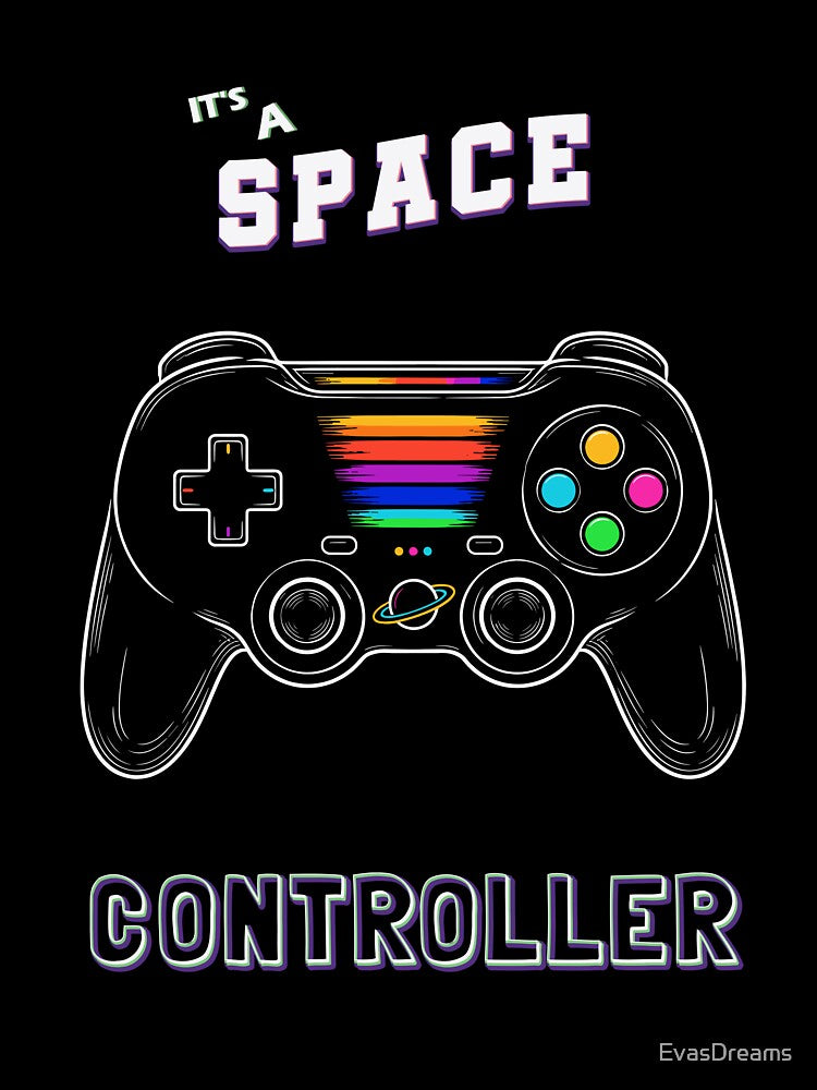 Space Controller Gaming Art by EvasDreams