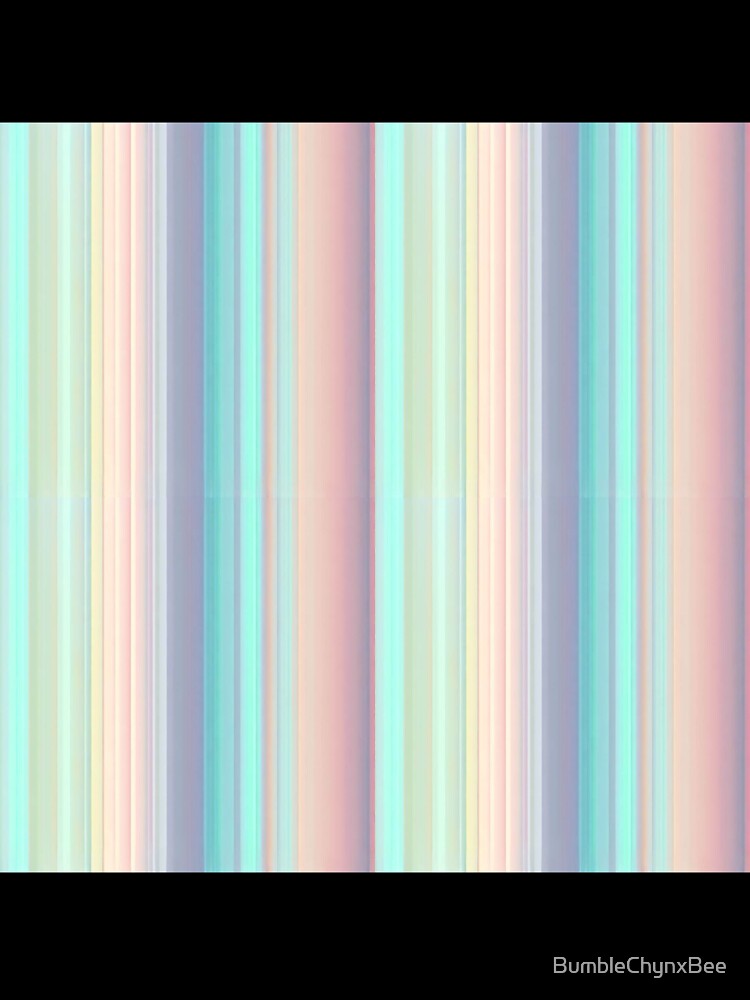 Subtle Pastel Stripes by BumbleChynxBee