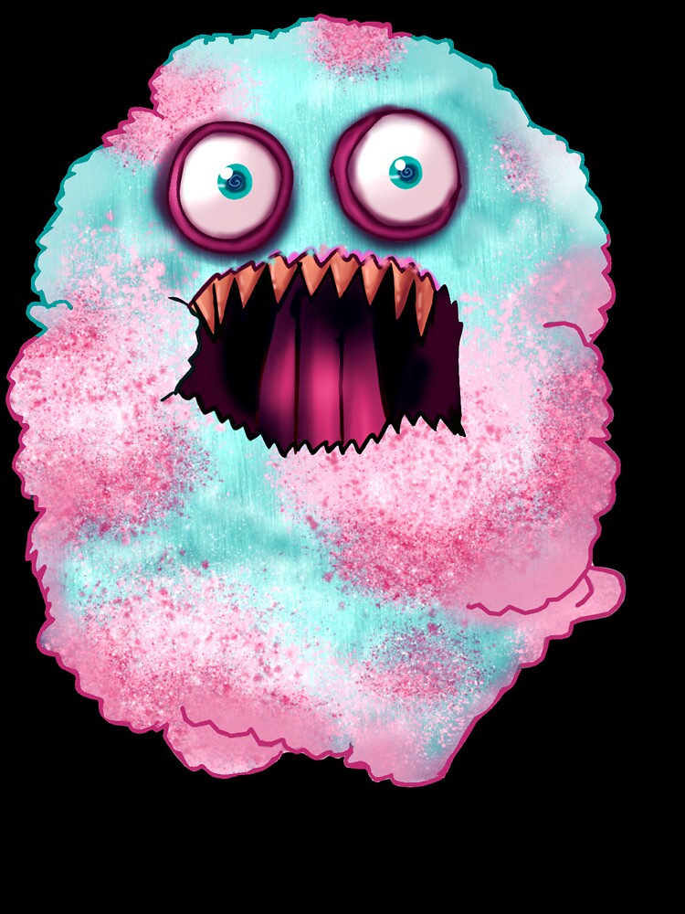 Cotton Candy Monster by TalesTheCreepy
