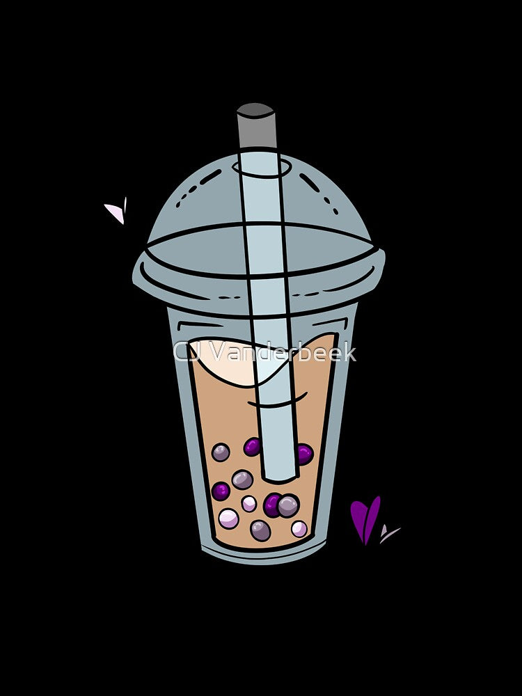 Graysexual Pride Bubble Tea by CJ Vanderbeek