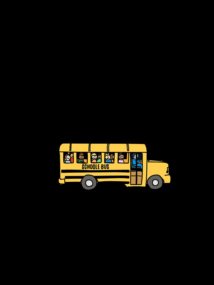 Go To School – Cute School Bus Back To School Cartoon by kpeco