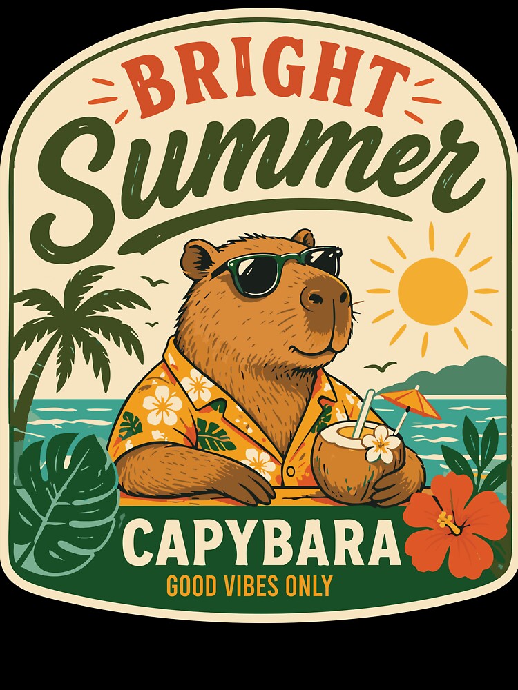Bright summer vibes with capybara chill by burhon