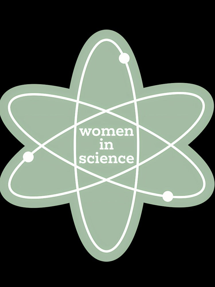 Women In Science Atom Badge by voeyykhu25