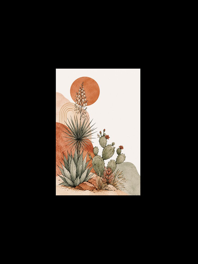 Minimalist Southwestern Boho Yucca Print by AlexGreaney