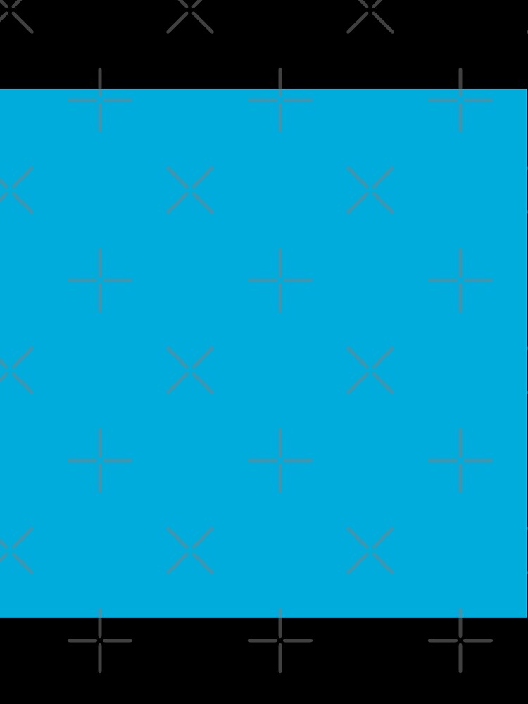 Plain Solid Color Cyan Blue 4 by mimihuang creations