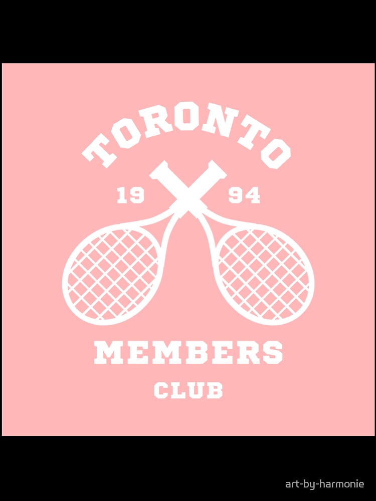 Toronto Tennis Members Club 1994 Pink White by art-by-harmonie
