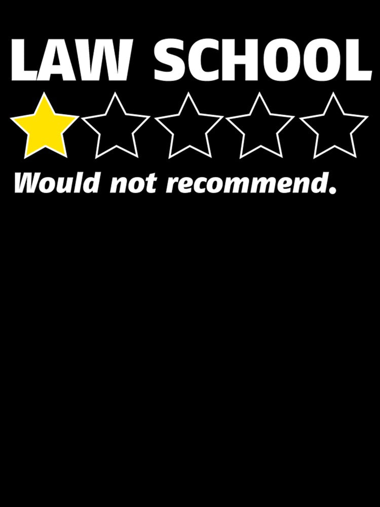 Law School  One Star Rating - Would Not Recommend by HelloHKW
