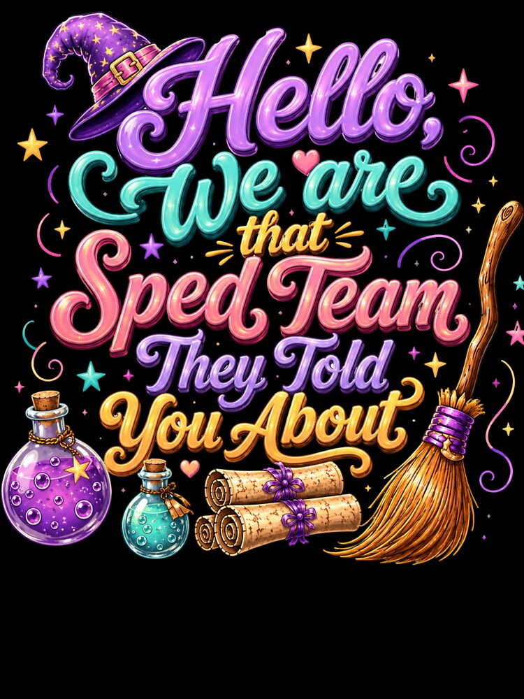 Magical SPED Team Whimsical Retro Aesthetic by axiksa10