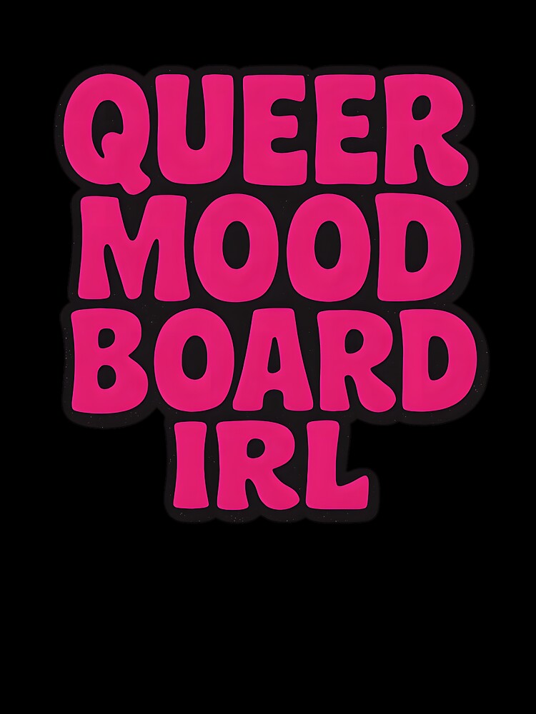 Queer Mood Board IRL – Bold Typography Design by Haus Of Sin