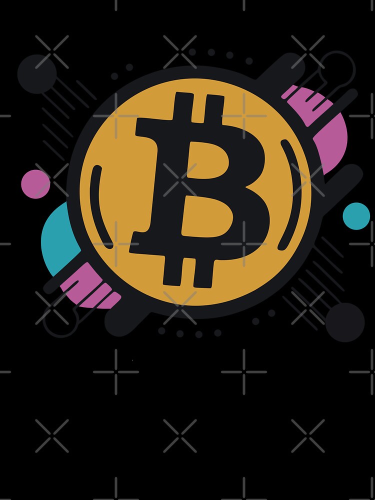 Bitcoin Pop Art - Vibrant Crypto Coin Design by cabana.space
