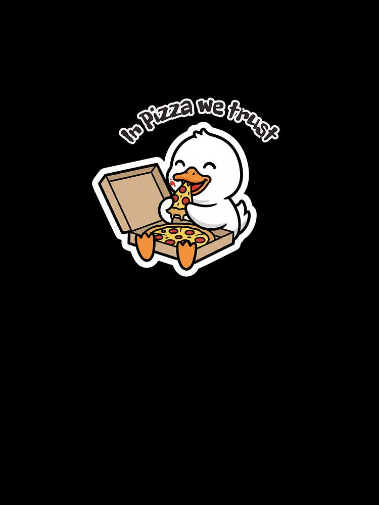 Pizza Lover Duck by FDMarts