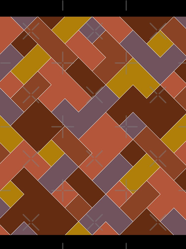 Wine Mid Century Diagonal Pattern by chntl-shop