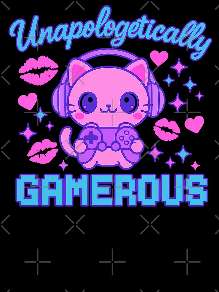 Unapologetically Gamerous – Cute Gamer Cat Girl Aesthetic by Threadfellas702