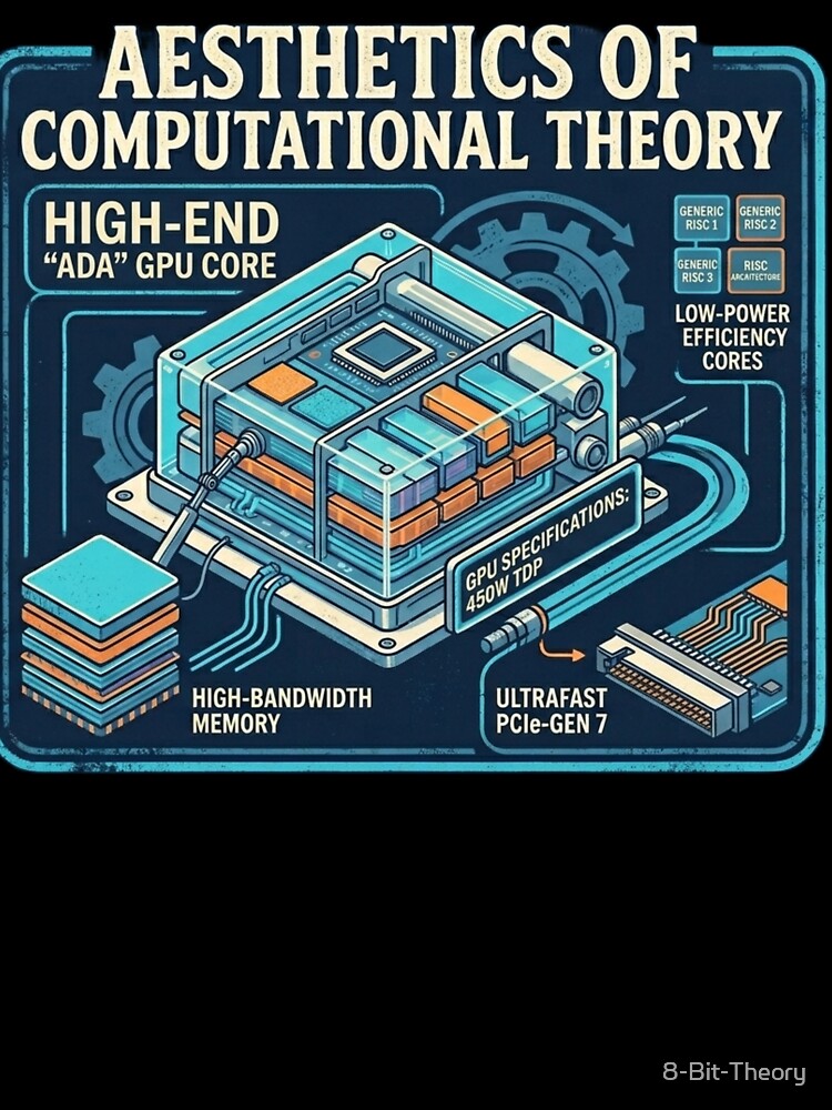 Aesthetics of Computational Theory - High-End ADA GPU Architecture by 8-Bit-Theory