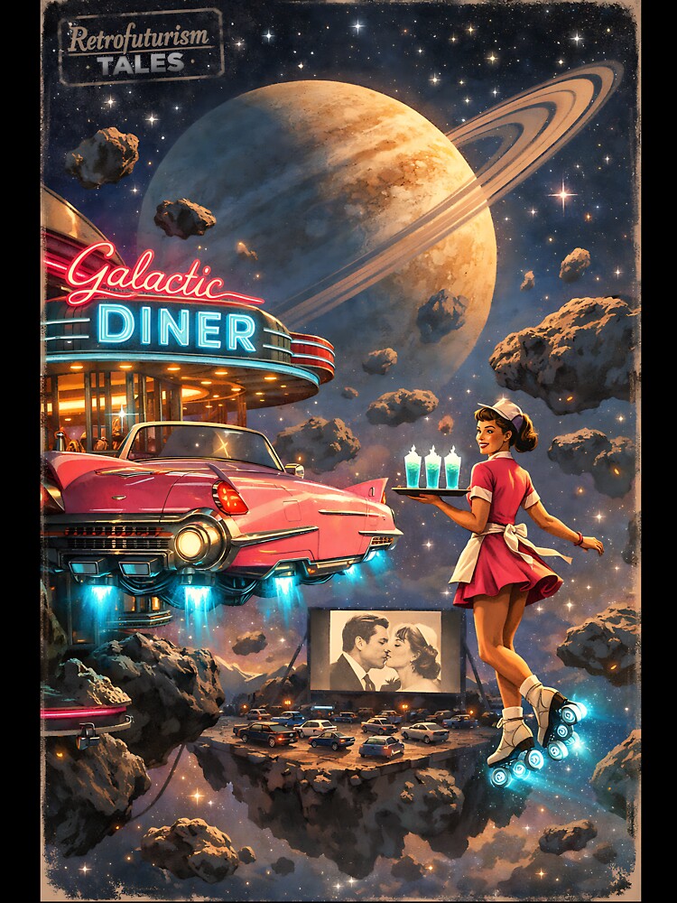 The Atomic Drive-In - 50s Retrofuturism by bapupa