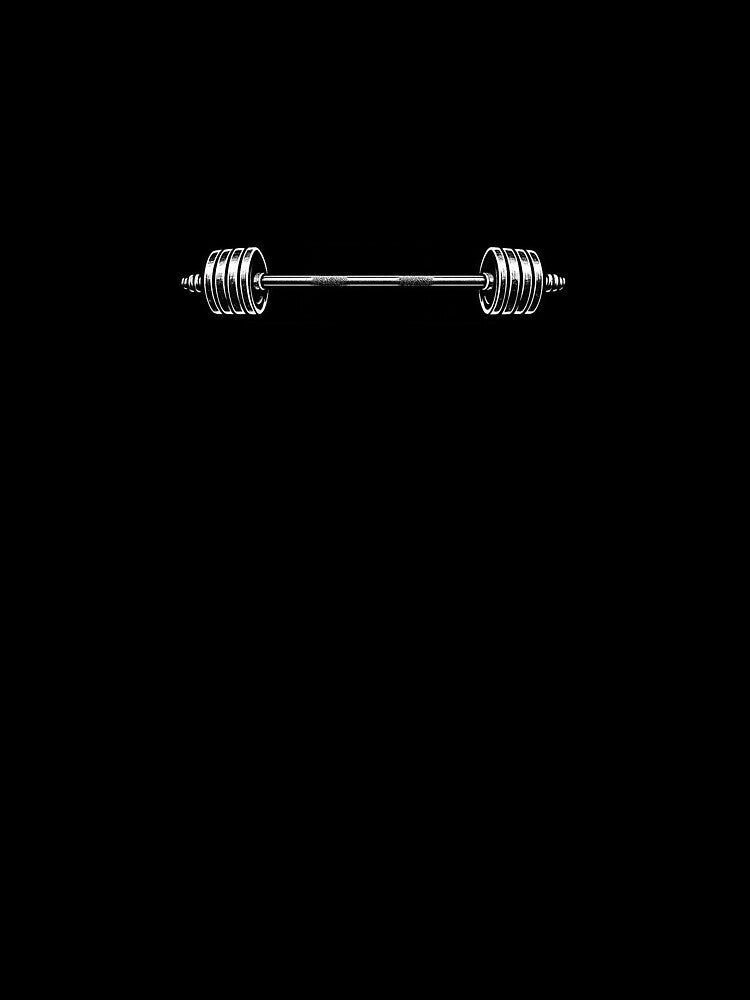 The Line Never Moves Gym Motivation Barbell Fitness Discipline by TitanGrind