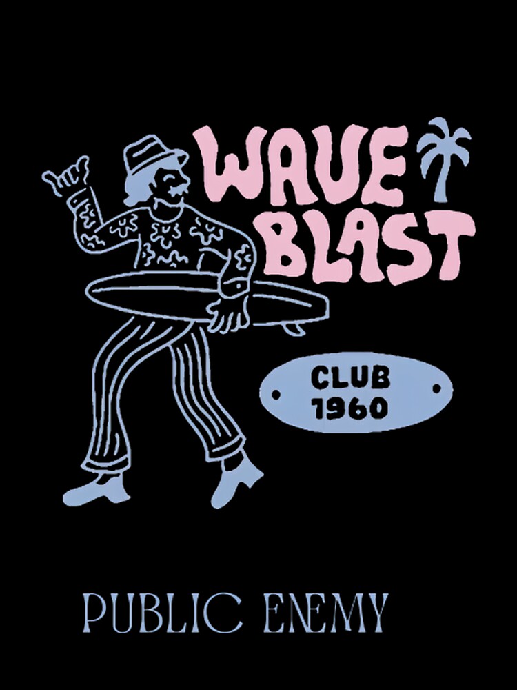 Wave Blast Club 1960 Retro Surfer Retro Apparel | PERFECT GIFT FOR YOU AND FRIENDS by MarcBuwalda